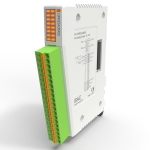 OPRIOAOM00 - DIN rail AlphaRIO module with 4 analog outputs
