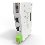 OPRIOBCM02 - Accoppiatore rete EtherCAT con moduli I/O serie AlphaRIO su barra DIN